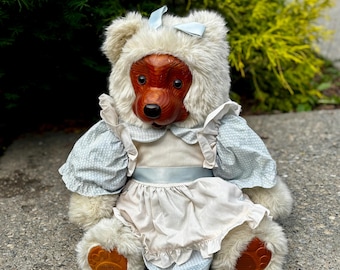 Vintage-raikes Bears-stuffed Animal-robert Raike-collectible-1989