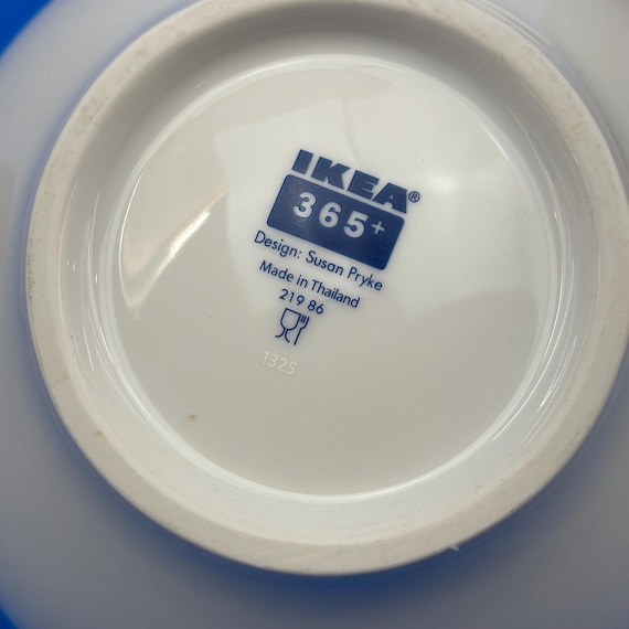 PAIR of Ikea 365 Susan Pryke 6” White Soup or Cereal Bowl