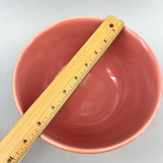 Pink Peach Bauer Pottery Nesting Mixing Bowl 8” - Etsy