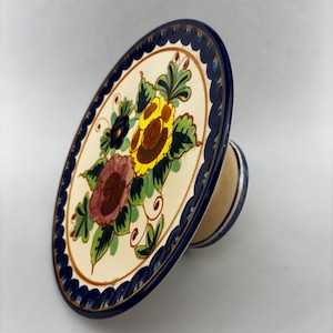 Bella Casa Cake Stand / Fruit Tray Floral Ganz