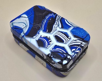 V1 Fidget Slider - 3-Click Pocket Slider with Hand-Marbled Finish