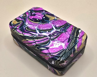 V1 Fidget Slider - 3-Click Pocket Slider with Hand-Marbled Finish