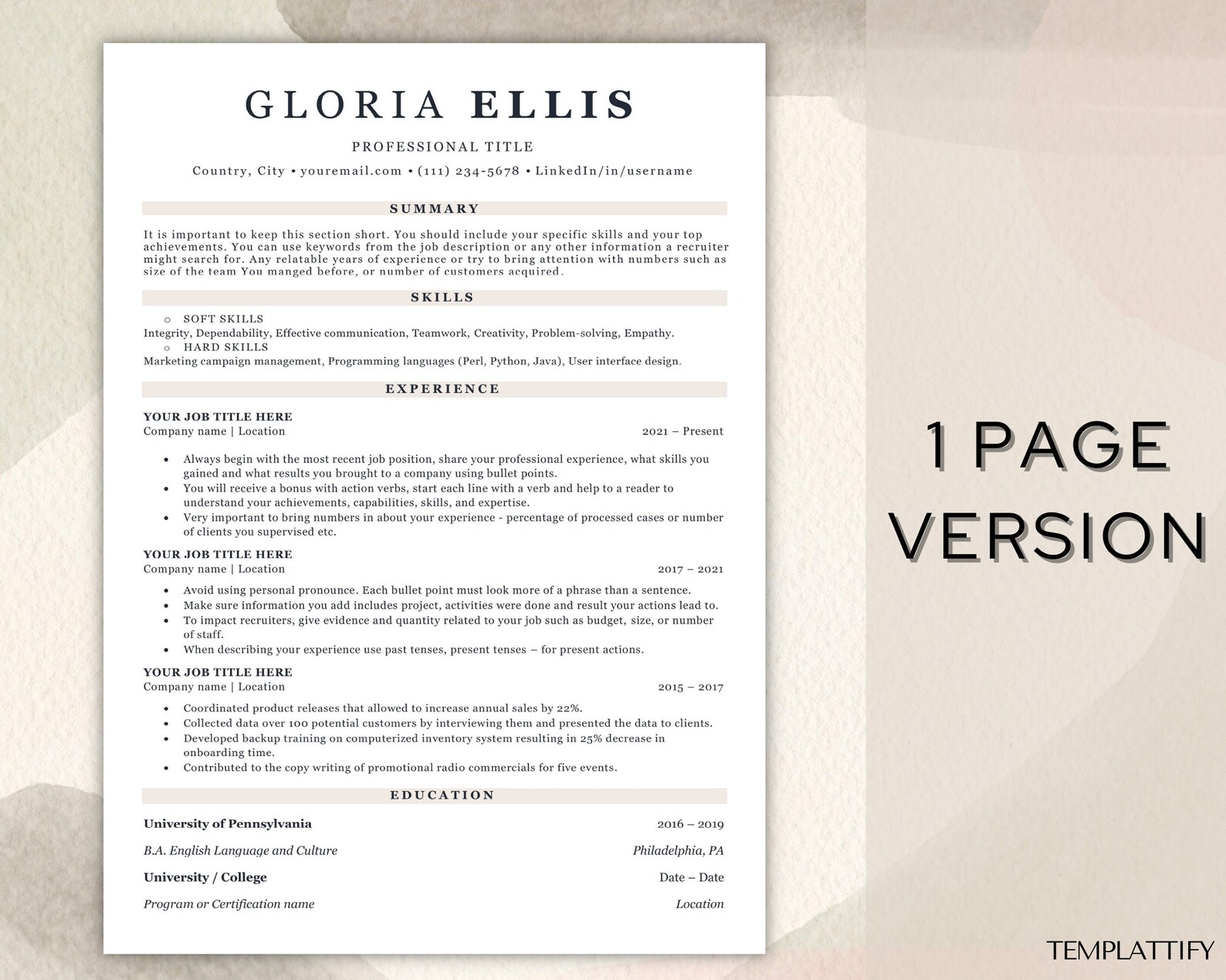 Resume Template Google Docs Resume Template Word Google Doc Resume