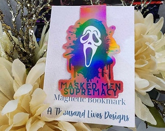 Magnetic Bookmark Masked Men Supremacy