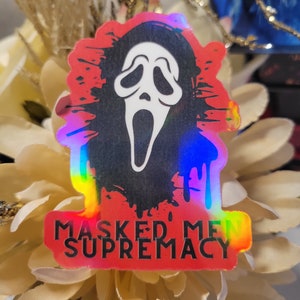 Masked Men Supremacy Sticker