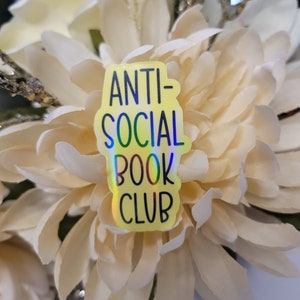Anti-social book club Sticker