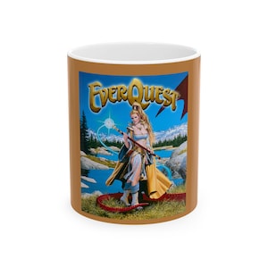 Ceramic Mug 11oz Everquest Firiona Vie MMORPG Gamer Old School EQ RPG