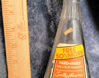 Vintage Bottle Mid Century Modern Sally Hansen Nail Polish Remover Bottle