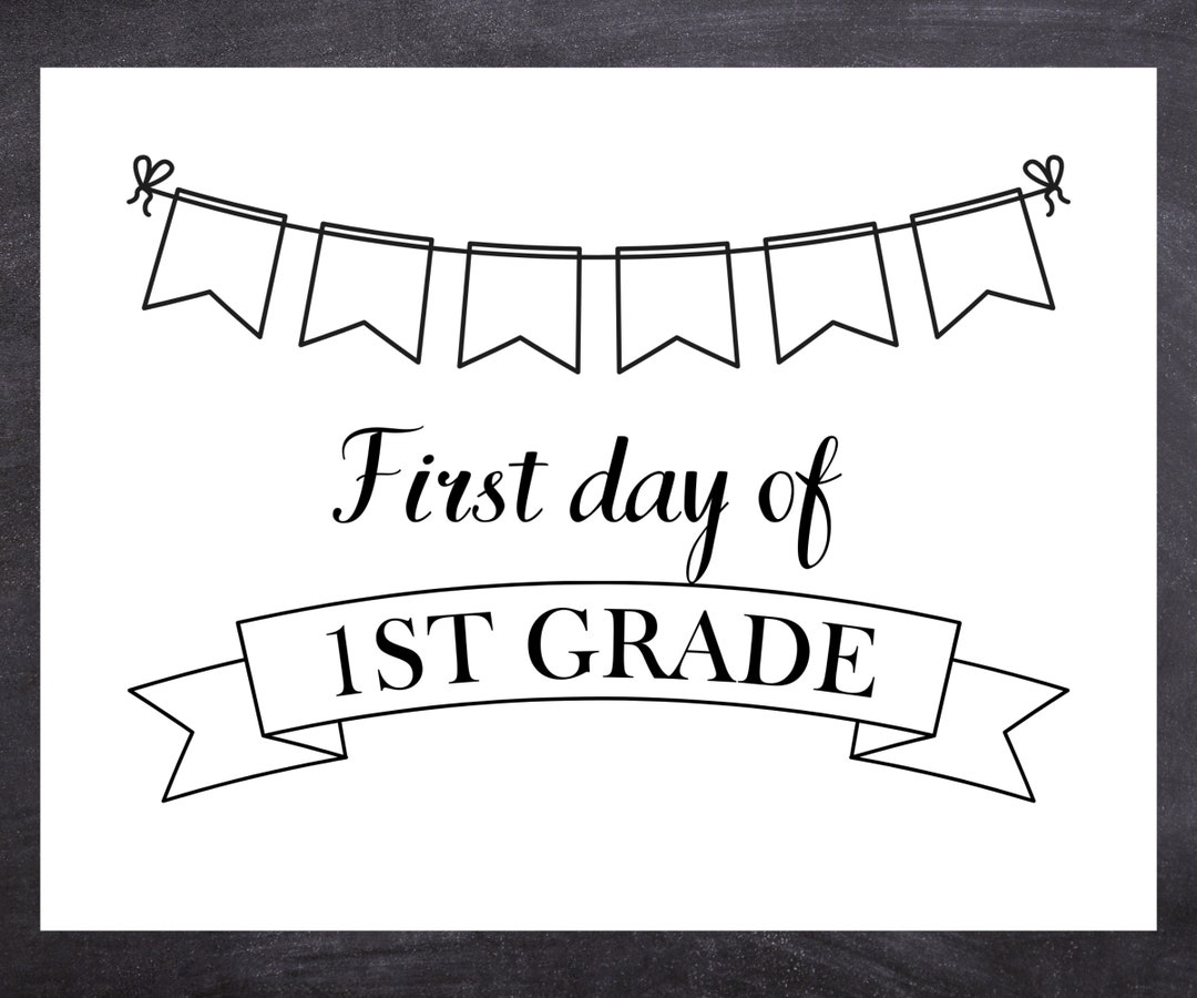 first-day-of-first-grade-sign-printable-school-sign-for-kids-etsy