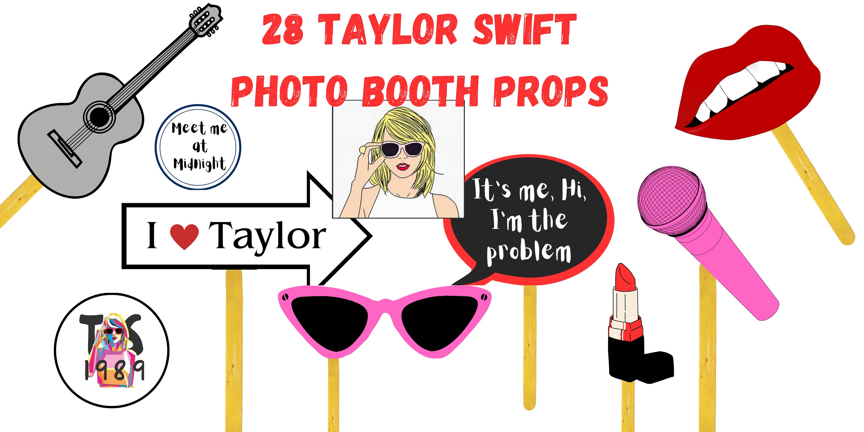 Taylor Swift Inspired Party Games, Instant Download Printable
