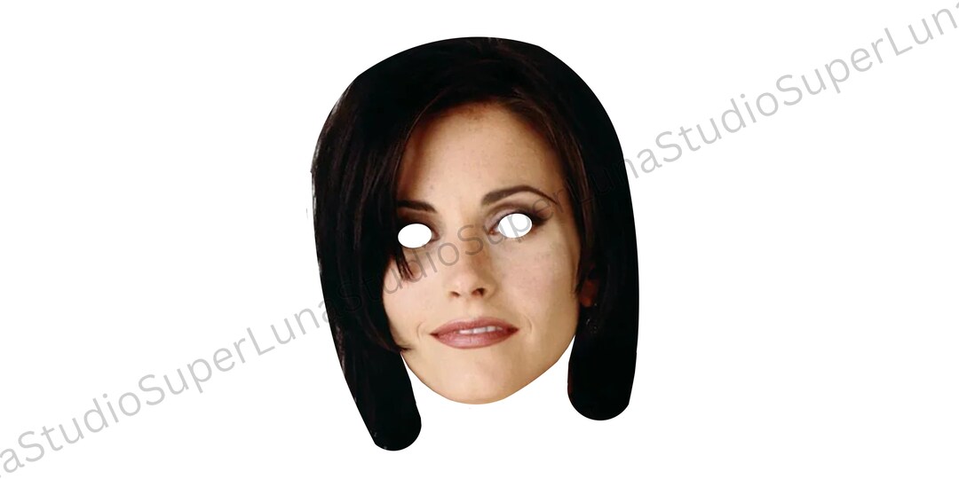 Monica Geller Face Mask Printable - Etsy