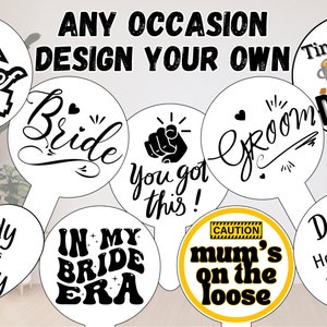 personalised paddle signs party games custom wedding birthday hen do bachelorette mr and mrs auction voting score digital download template