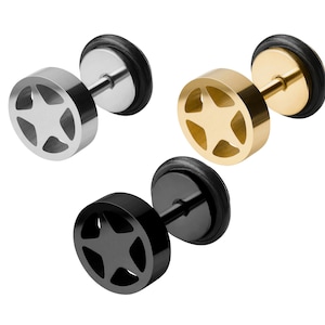 Star Stud Earrings Made With Stainless Steel