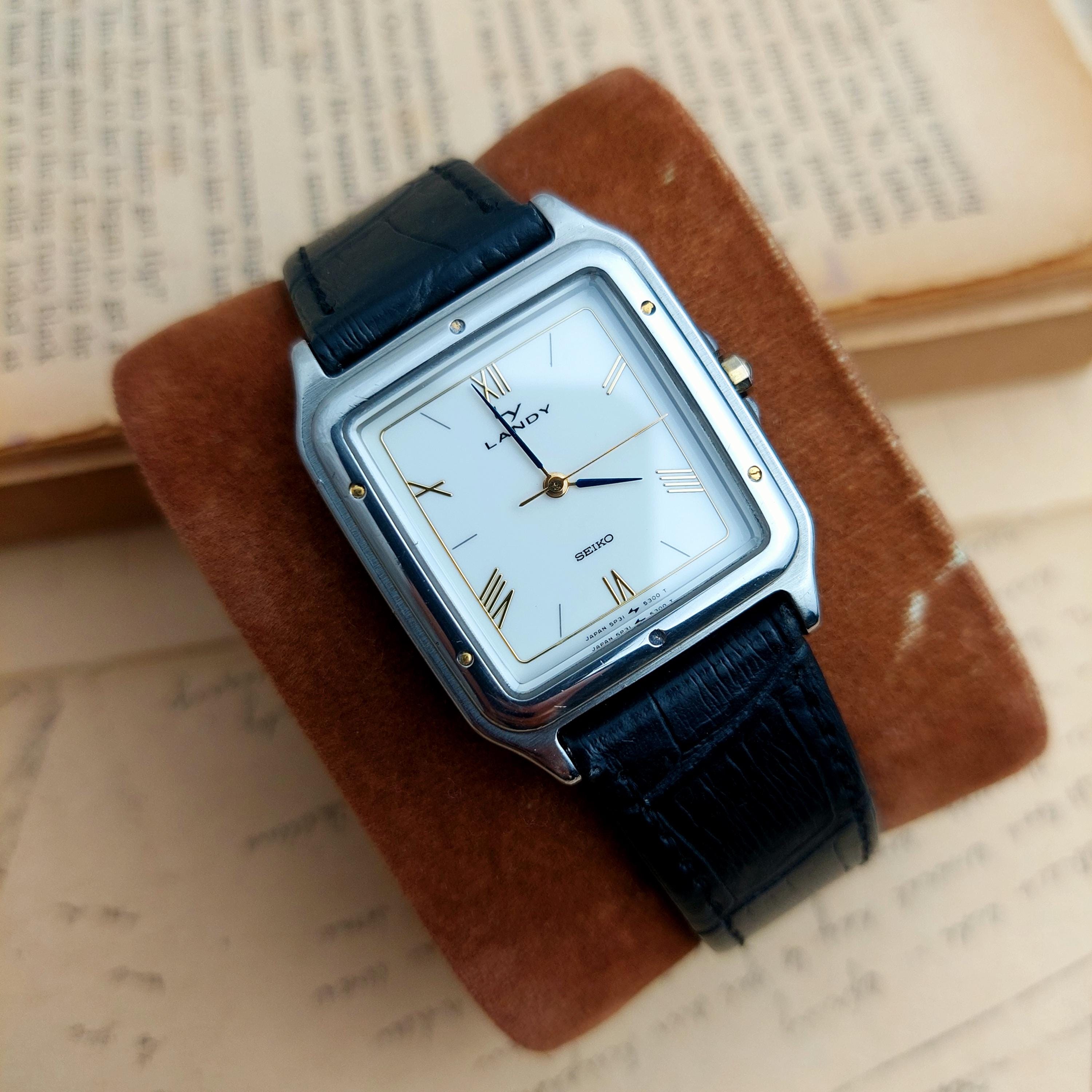 Vintage Seiko Tank Landy | Ref No. 5P31-5200 | From 80's - Etsy