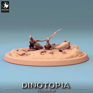 Microraptor  | Dinotopia Pt 3 | by Rescale Miniatures | Dungeons and Dragons | D&D | Tabletop Games | Wargames | Resin Miniature