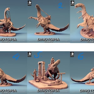 Therizinosaurus | Dinotopia Pt 3 | by Rescale Miniatures | Dungeons and Dragons | D&D | Tabletop Games | Wargames | Resin Miniature