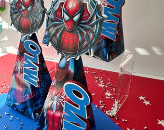 Cajas de regalo de Spider-Man: cajas personalizadas para fiestas de cumpleaños