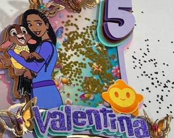 Wish Cake Topper, Custom Cake Topper, Cake Topper 3D, Wish Disney Cake Topper, Custom Birthday Party