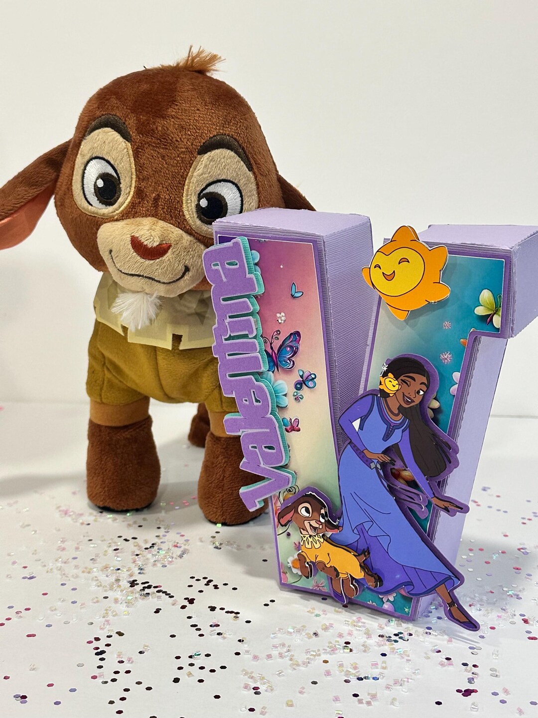 Disney Wish 3D Letters/asha Party Decoration/3d Letters With Name ...