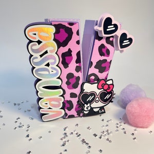 Personalized Kitty 3D Letters/Numbers, Kitty Birthday Decoration, Customized 3D Letter, Kitty Party, Kitty Party Decor, Birthday Decor,