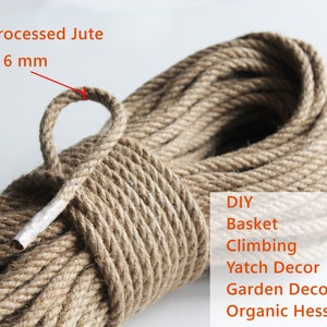 Neon green dyed jute rope, shibari, single yarn, 6mm x 8m (26.25ft)