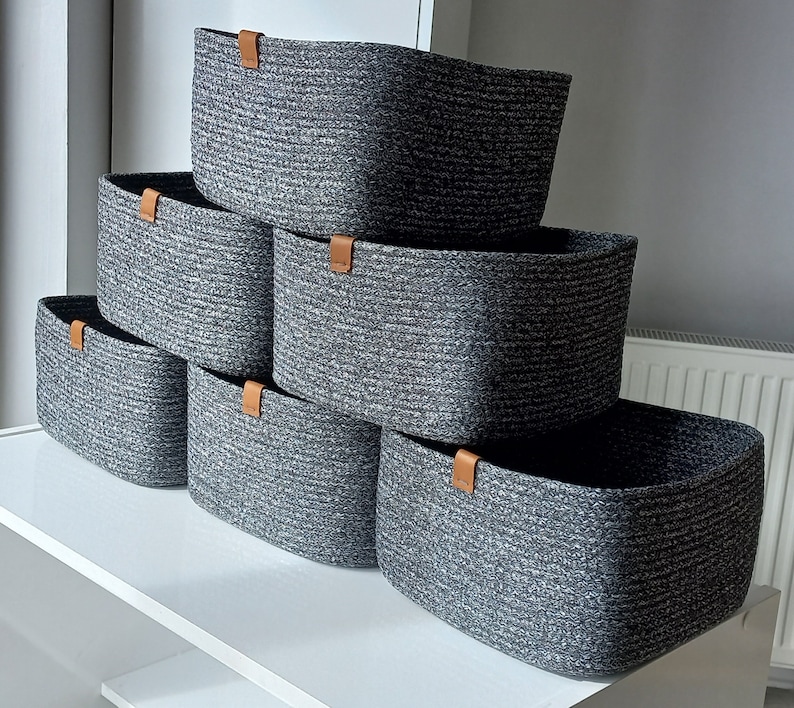 Bulk Order Cotton Woven Basket Handmade Square Storage Etsy