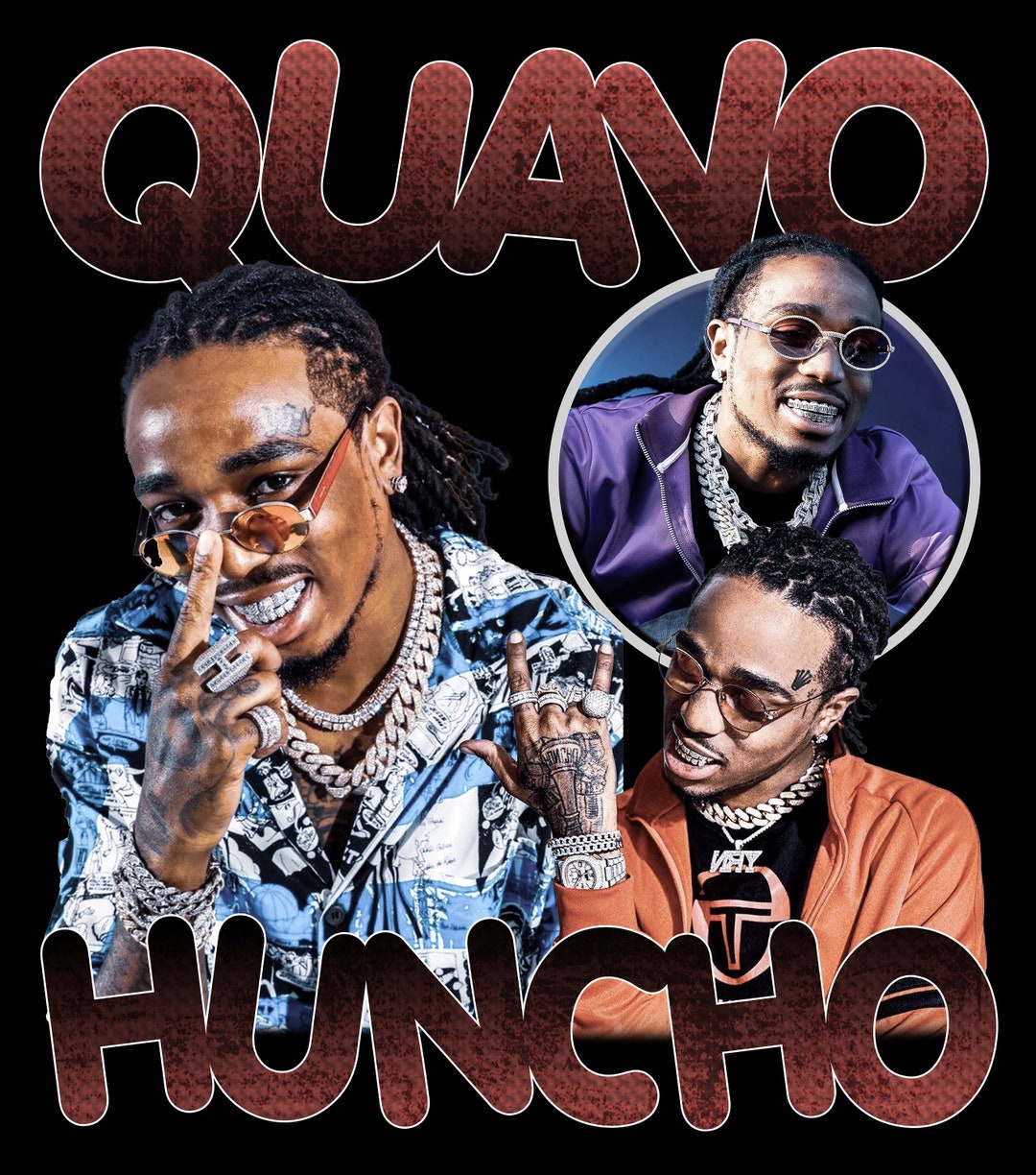 Quavo Huncho T Shirt Design PNG Instant Download 300 Dpi - Etsy