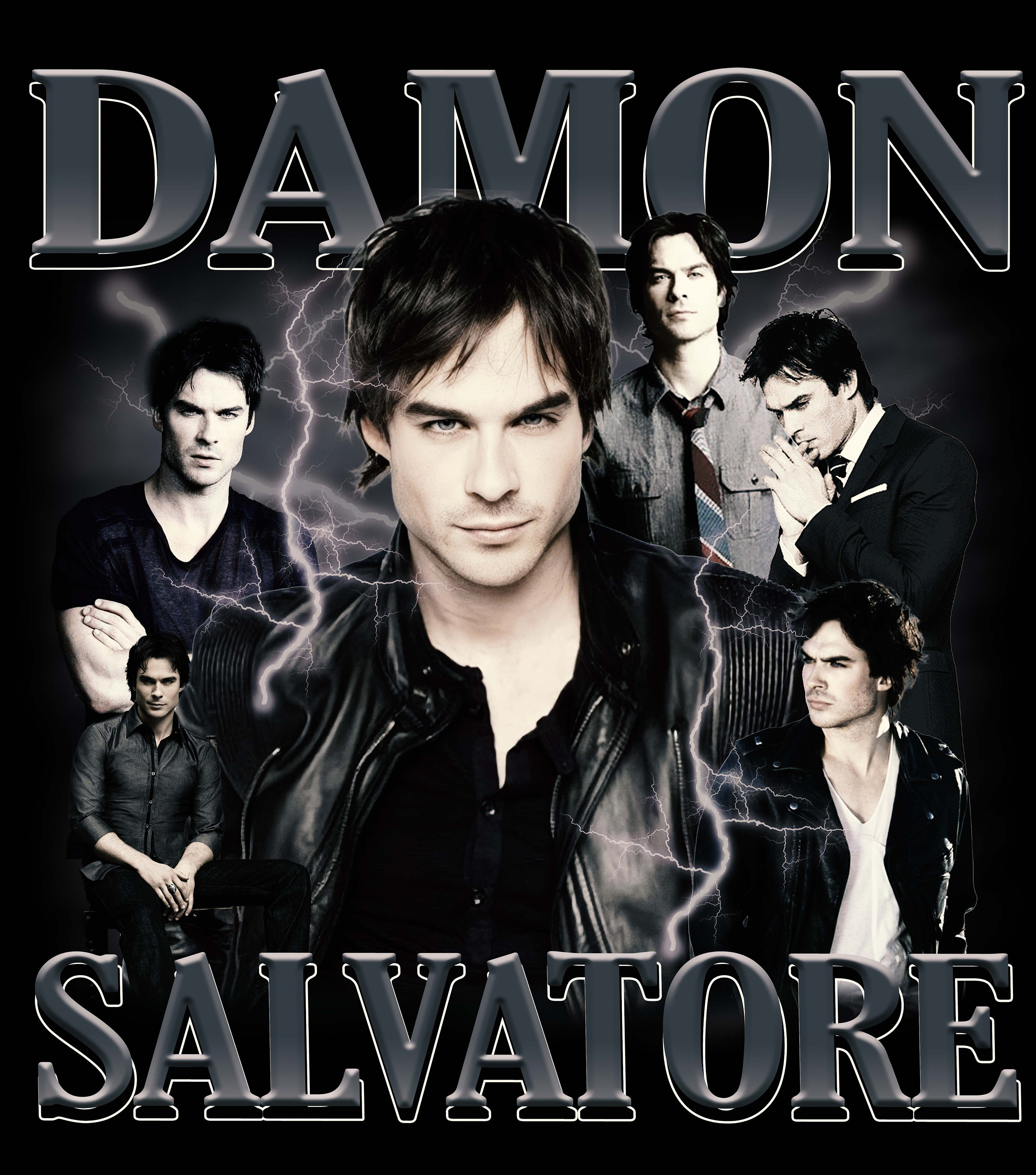 Salvatore Quasimodo Alle Fronde Dei Salici Damon Salvatore T Shirt Design PNG Instant Download 300 Dpi - Etsy