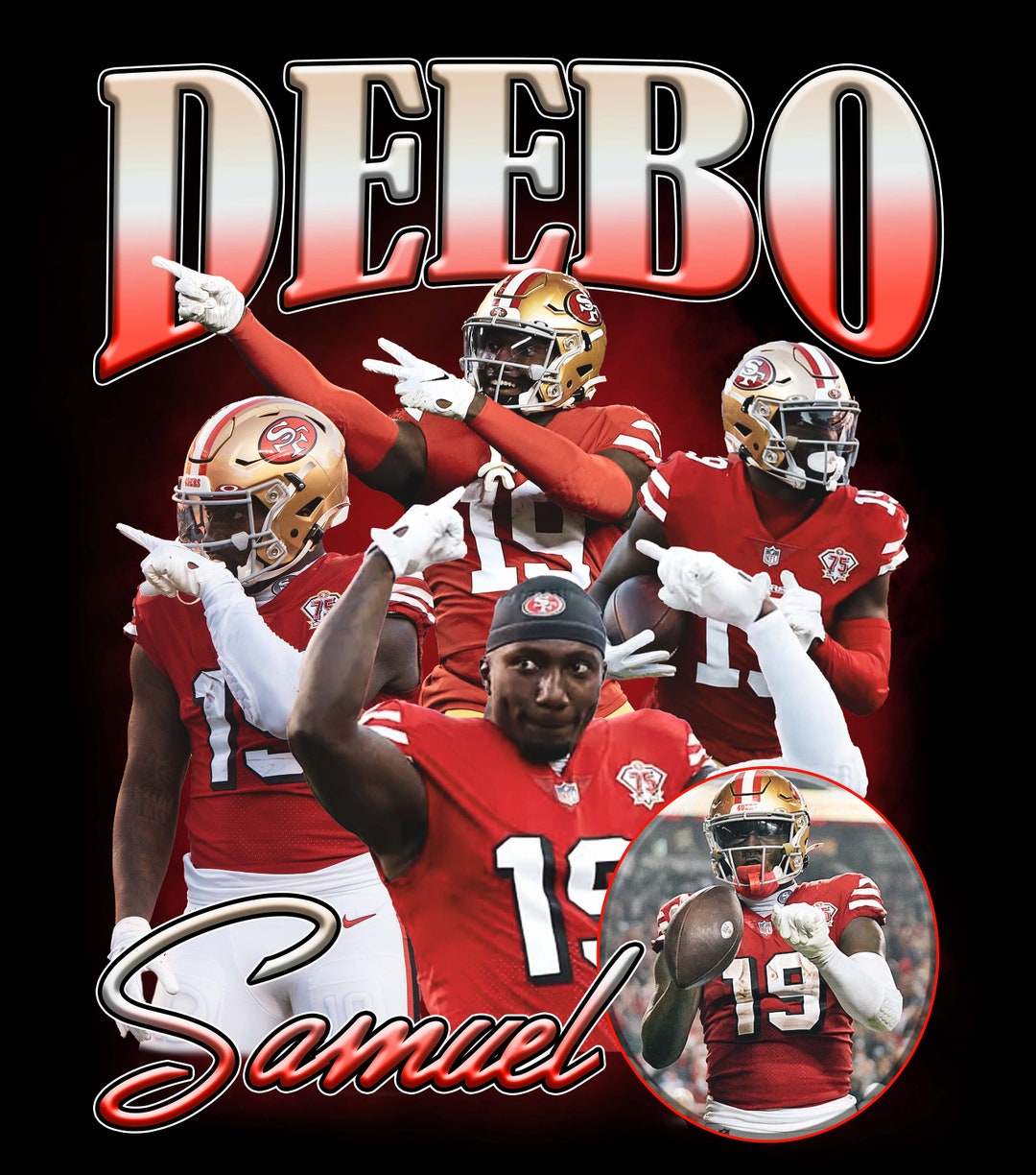 Deebo Samuel T Shirt Design PNG Instant Download 300 Dpi Etsy
