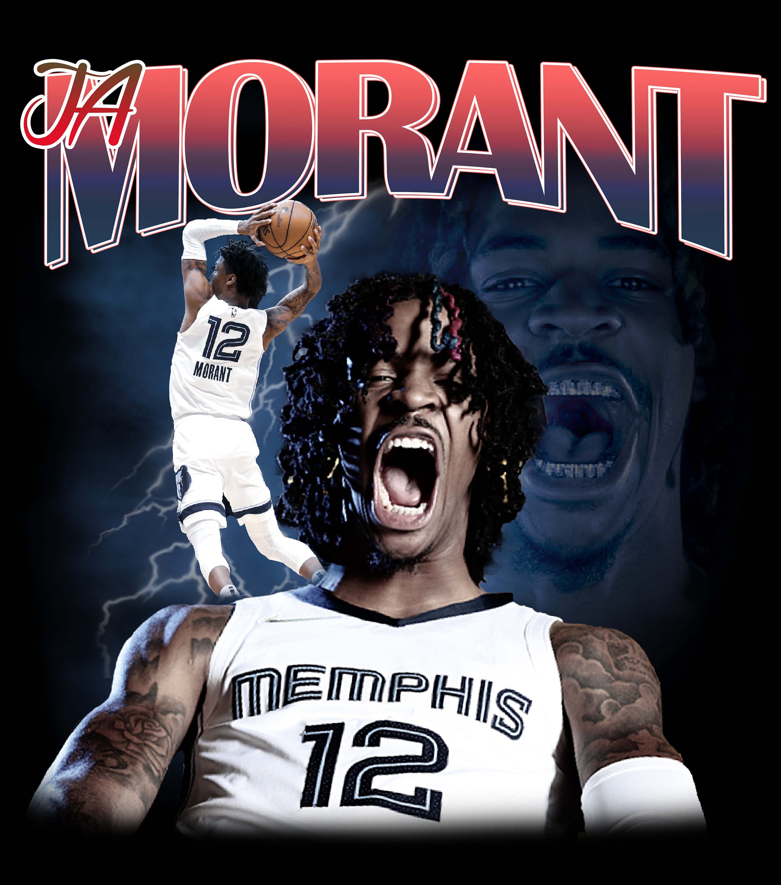 Download Memphis Grizzlies Ja Morant Jersey Wallpaper