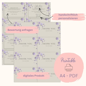Bedankt voor uw bestelling / Print uw eigen bedankkaartje / PDF / Bedankt voor uw bestelling / Vraag een beoordeling aan / Klantwaardering
