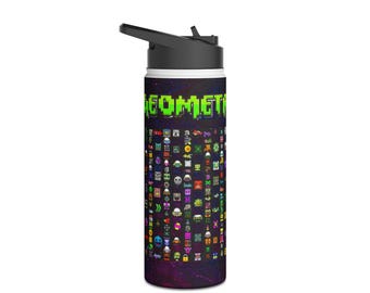 Geometry Dash: roestvrijstalen waterfles, standaard deksel
