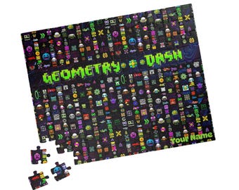 Geometrie streepjespuzzel (110, 252, 520, 1014 stukjes)