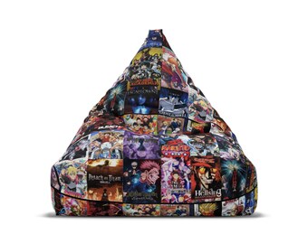 Greatest Anime Collage - Bean Bag Chair Cover