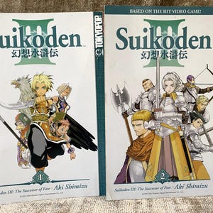 Suikoden III: The Successor of Fate Vol. 1-2 Manga by Aki Shimizu, Tokyopop 2002