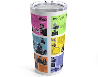 Greatest Sci-Fi Shows (Color Pop Grid) - Tumbler 20oz