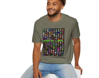 Geometry Dash - Unisex Softstyle Erwachsenen-T-Shirt