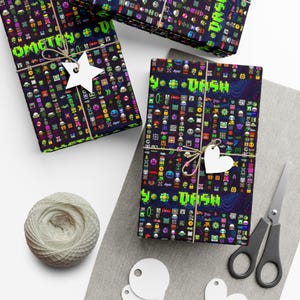Geometry Dash Gift Wrap Papers