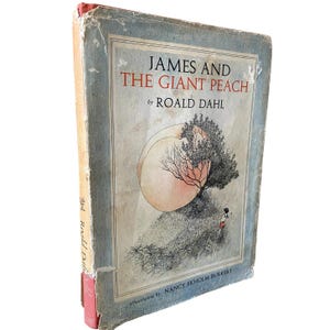 Roald Dahl's "James and the Giant Peach" 1961 Vtg First Edition Early Hardcover
