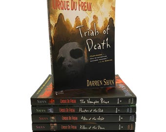 Cirque Du Freak Books 5–10 Lot Darren Shan Paperback Set YA Horror Vampire Series Little Brown Vintage Reading Set