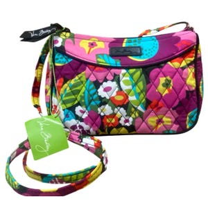 Vera Bradley Little Crossbody Va Va Bloom Quilted Floral Purse Bag NWT Rare Retired Pattern