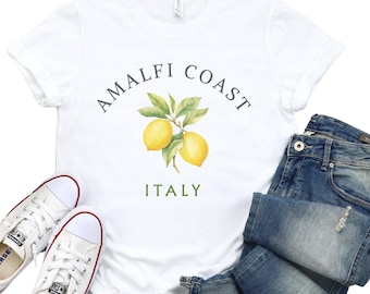 Amalfi Coast Italy Lemon Shirt, Italy Trip Vacation Souvenir Shirt, Italy Citrus Tee, Amalfi Coast Shirt, Italian Gift