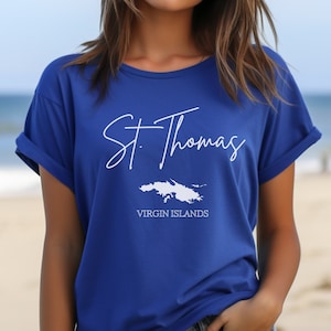 St. Thomas Virgin Islands Shirt, Saint Thomas Tshirt, St. Thomas, Virgin Islands Shirt, USVI Shirt