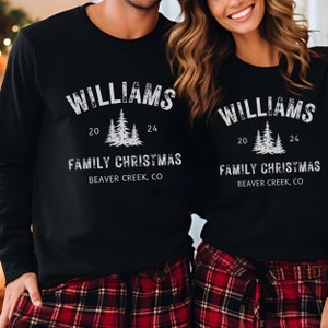 Matching Family Christmas Sweatshirts,  Custom Family Christmas Sweatshirt, Custom Christmas Vacation Shirts, Personalized Sweatshirts
