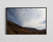 Dreamy Cloud Fine Art Photo, Scenic Heaven, Altocumulus Clouds Photo Art Print, 24 x 36", decorative Artwork for Nature Lovers, Gift Idea