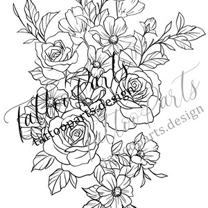 flowers sketch