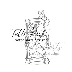hourglass stencil