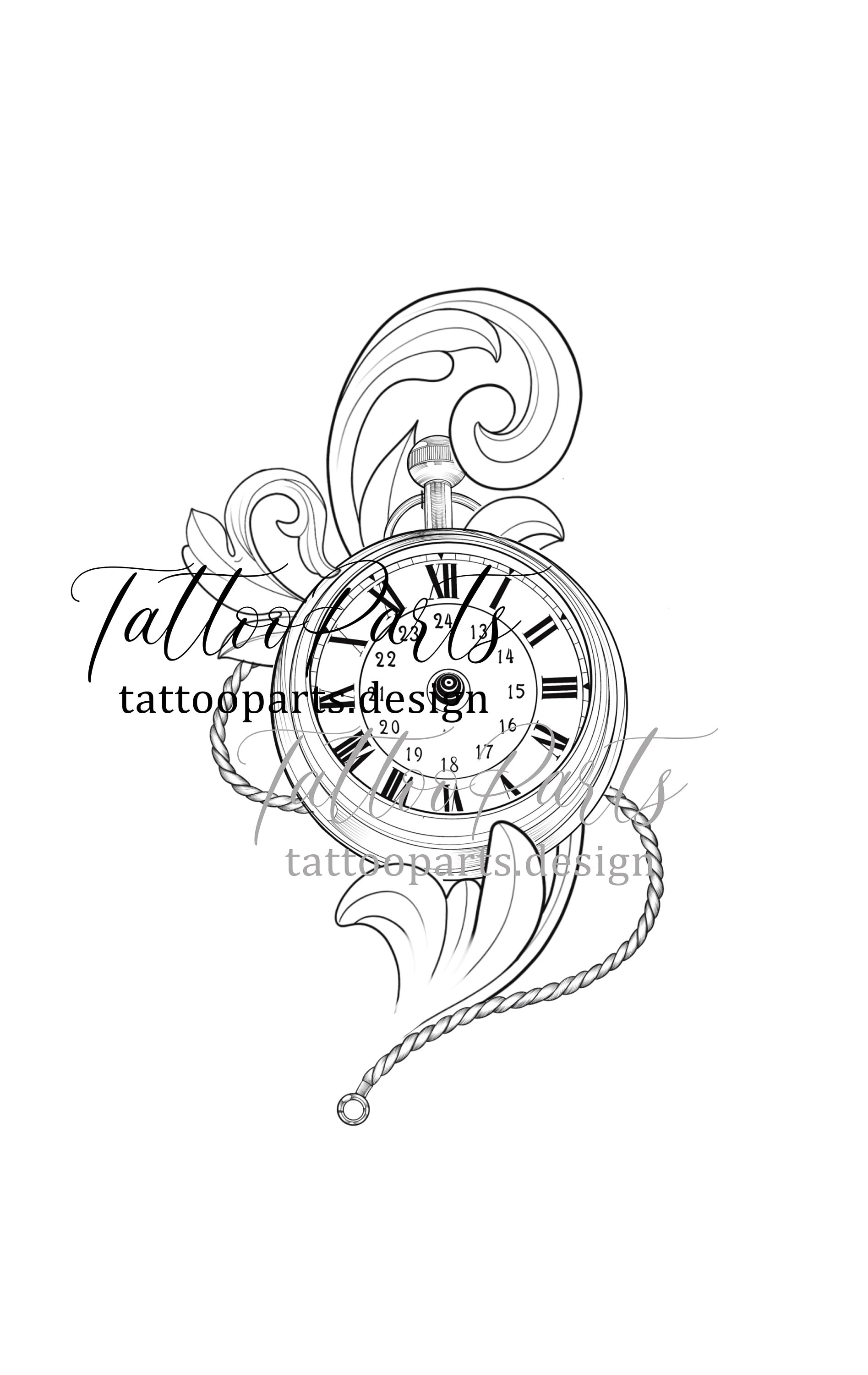 Tattoo Inspiration  Pocket watch tattoos Sleeve tattoos Watch tattoos