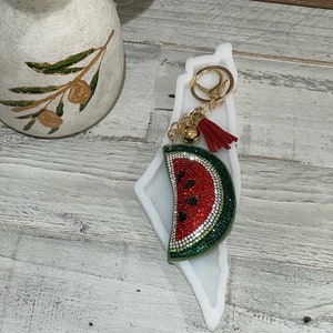 Palestine watermelon keychain and purse charm  | Palestinian Accessories | Palestine Gift | Palestinian Clothes |