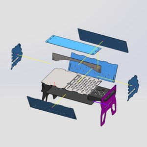 Fire Pit,Fire Pit Collapsible BBQ Barbecue Dxf files for plasma, Grill Fire Pit, Cnc ,Foldable,Plasma,Laser,Portable,Dxf,Svg, For Camping zdjęcie 6